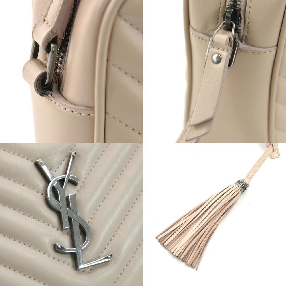Saint Laurent Lou Beige Leather shoulder - Picture 4 of 5